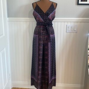 Free People  printed jumpsuit size 2